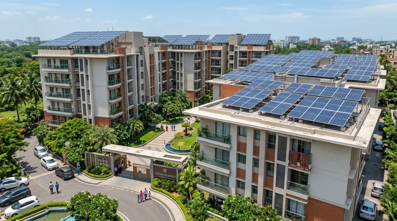 Rooftop solar for residential apartment societies in West Bengal